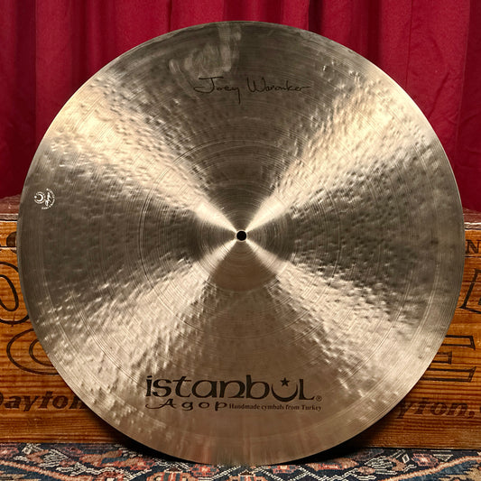 24" Istanbul Agop Joey Waronker Signature Ride Cymbal 3370g *Video Demo*