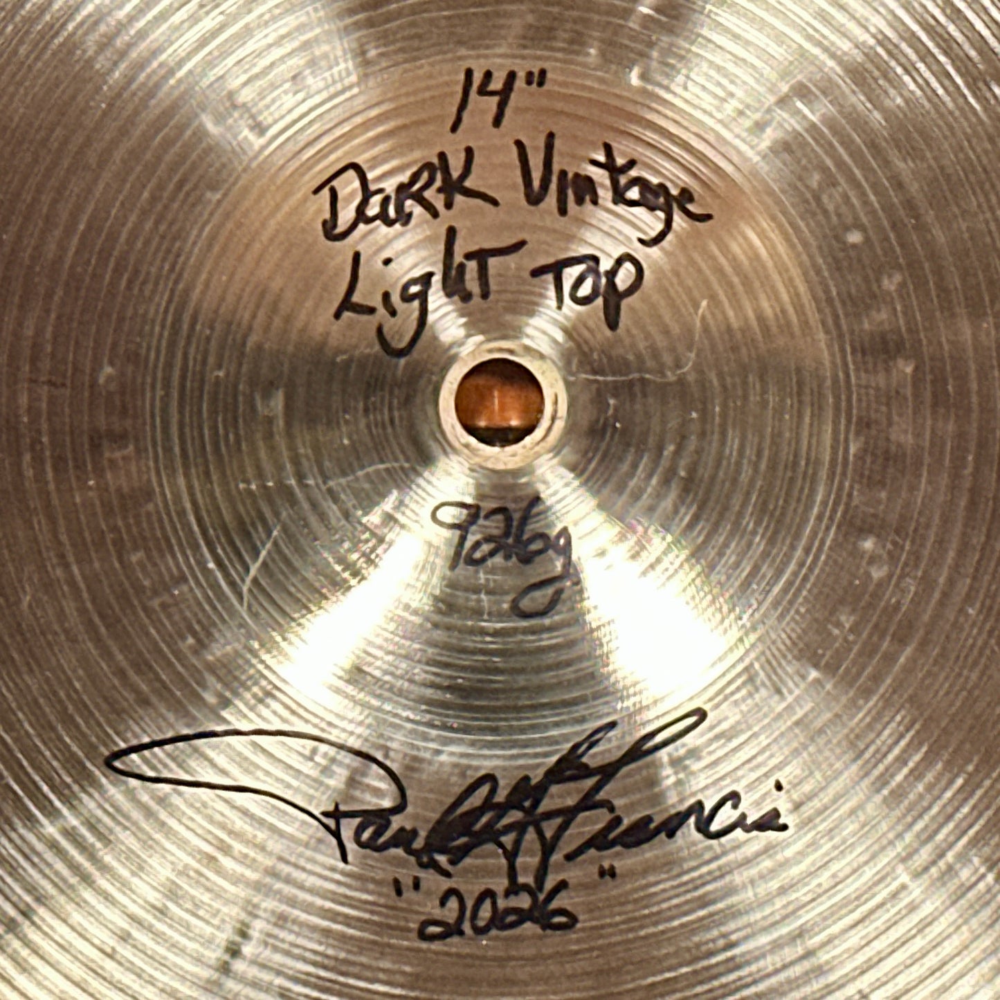 14" Cymbal Craftsman Dark Vintage Light Hi-Hat Cymbal Pair 926g/970g *Video Demo*
