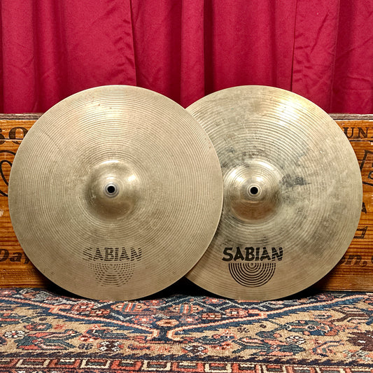 15" Sabian AA Medium Hi-Hat Cymbal Pair 1220g/1460g *Video*