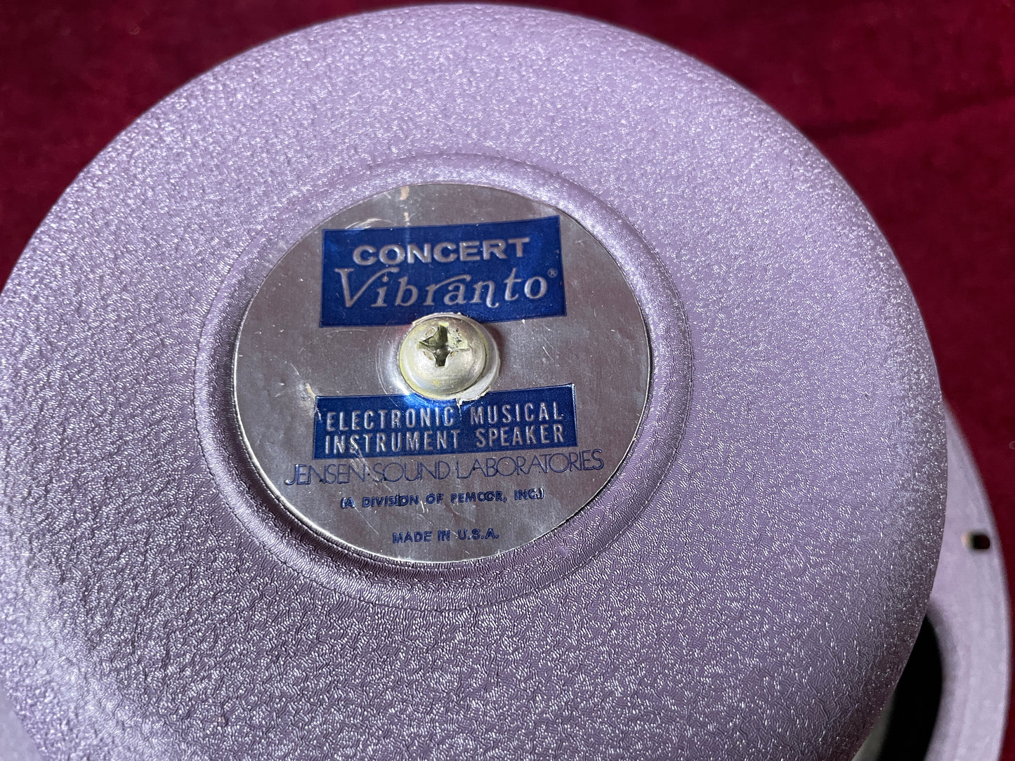 1973 Jensen 12" 60W Concert Vibranto MI-120 Speaker 8 Ohm MI120 (Stock #26)