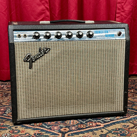 1975 Fender Princeton Reverb 1x10 Combo Guitar Amplifier
