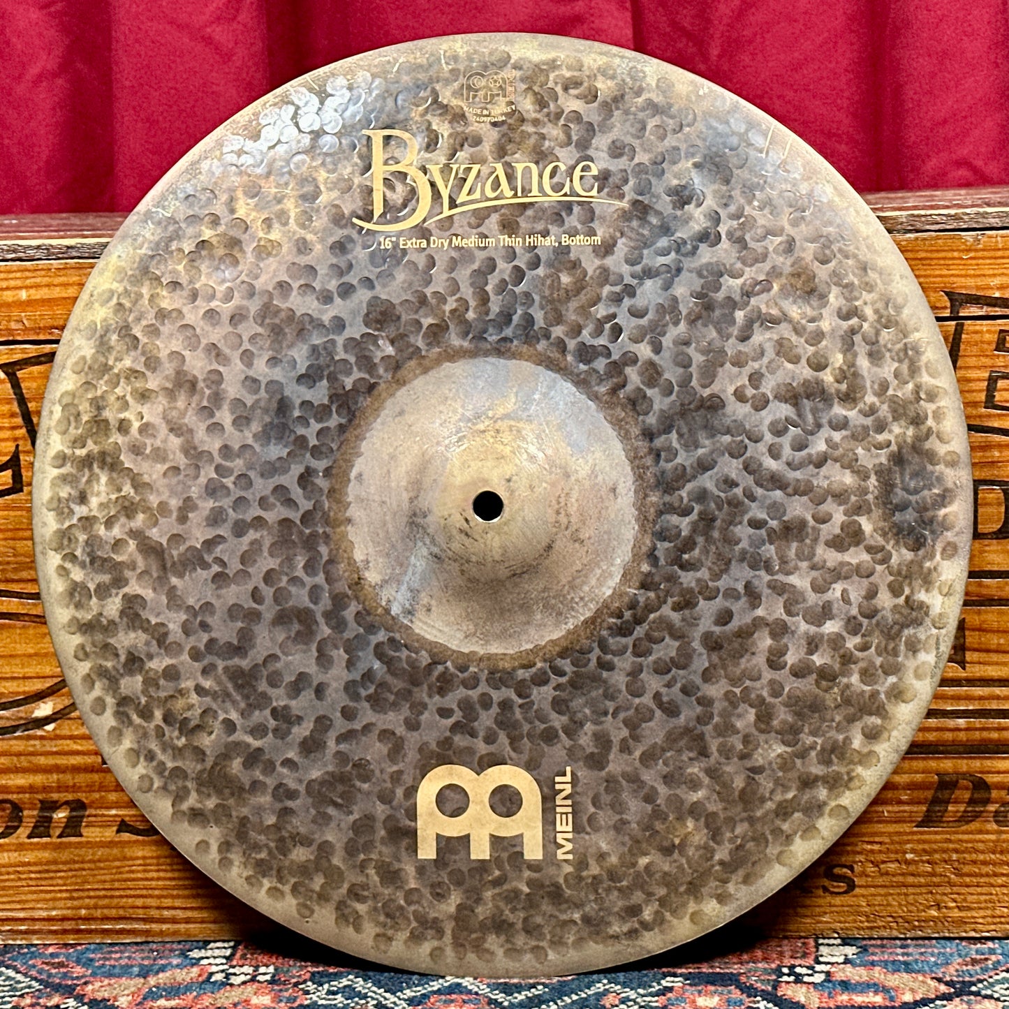 16" Meinl Byzance Extra Dry Medium Thin Hi-Hat Cymbal Pair 1002g/1522g *Video*