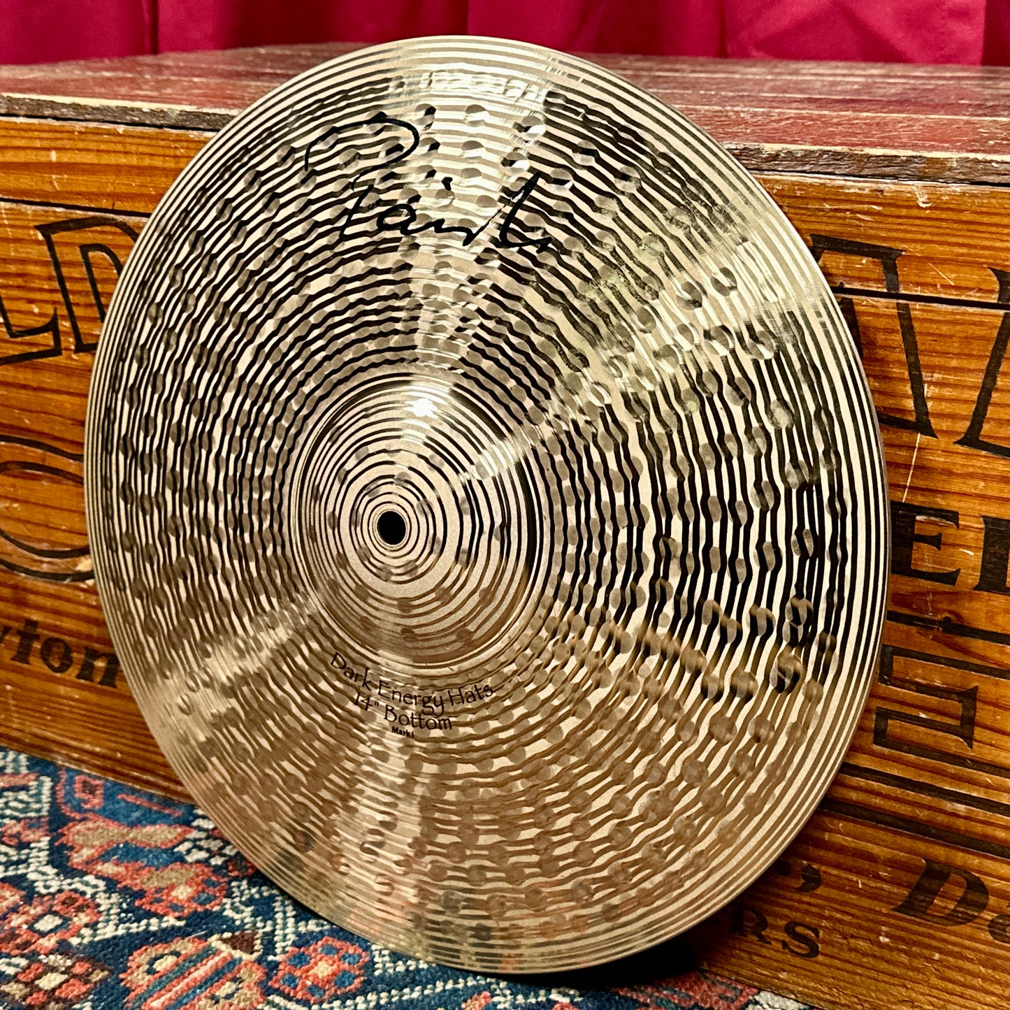 14" Paiste Signature Dark Energy Hi-Hat Cymbal Pair Mark I 968g/1436g *Video*