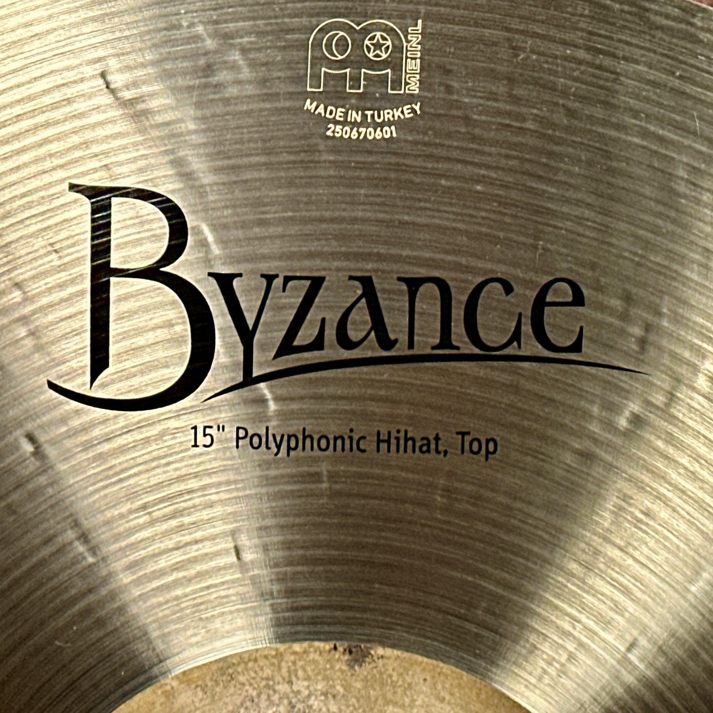 15" Meinl Byzance Jazz Thin Hi-Hat Cymbal Pair 1160g/1442g *Video*