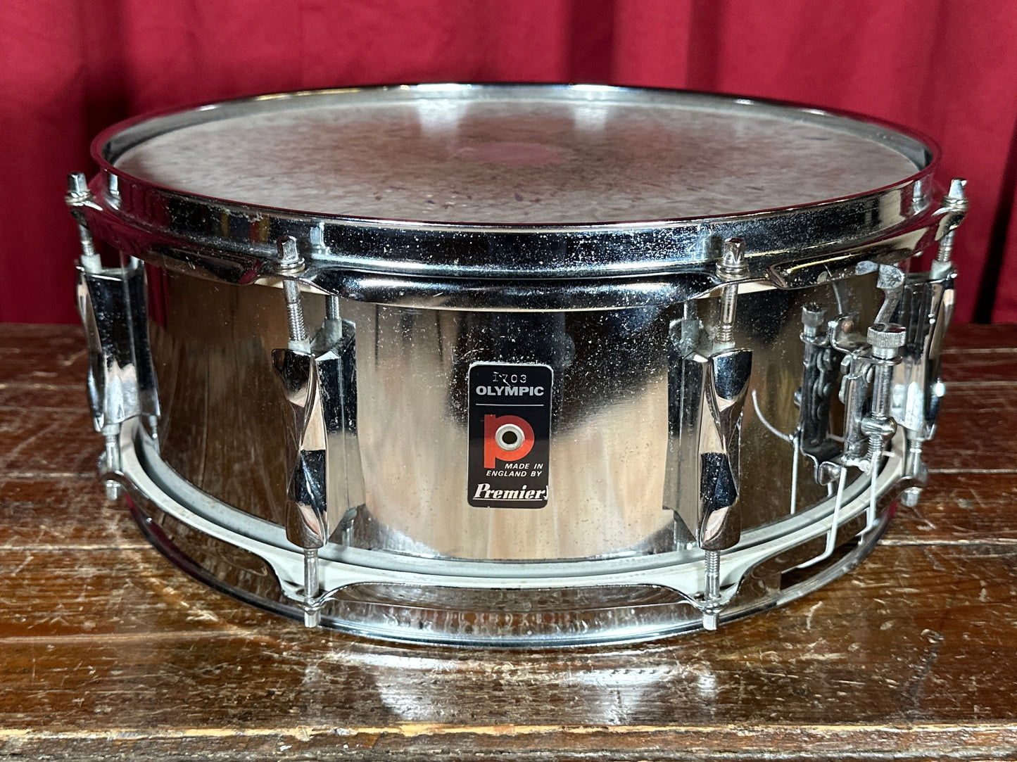 1970s Olympic by Premier No. 1005 Steel Shell 5.5x14 Snare Drum