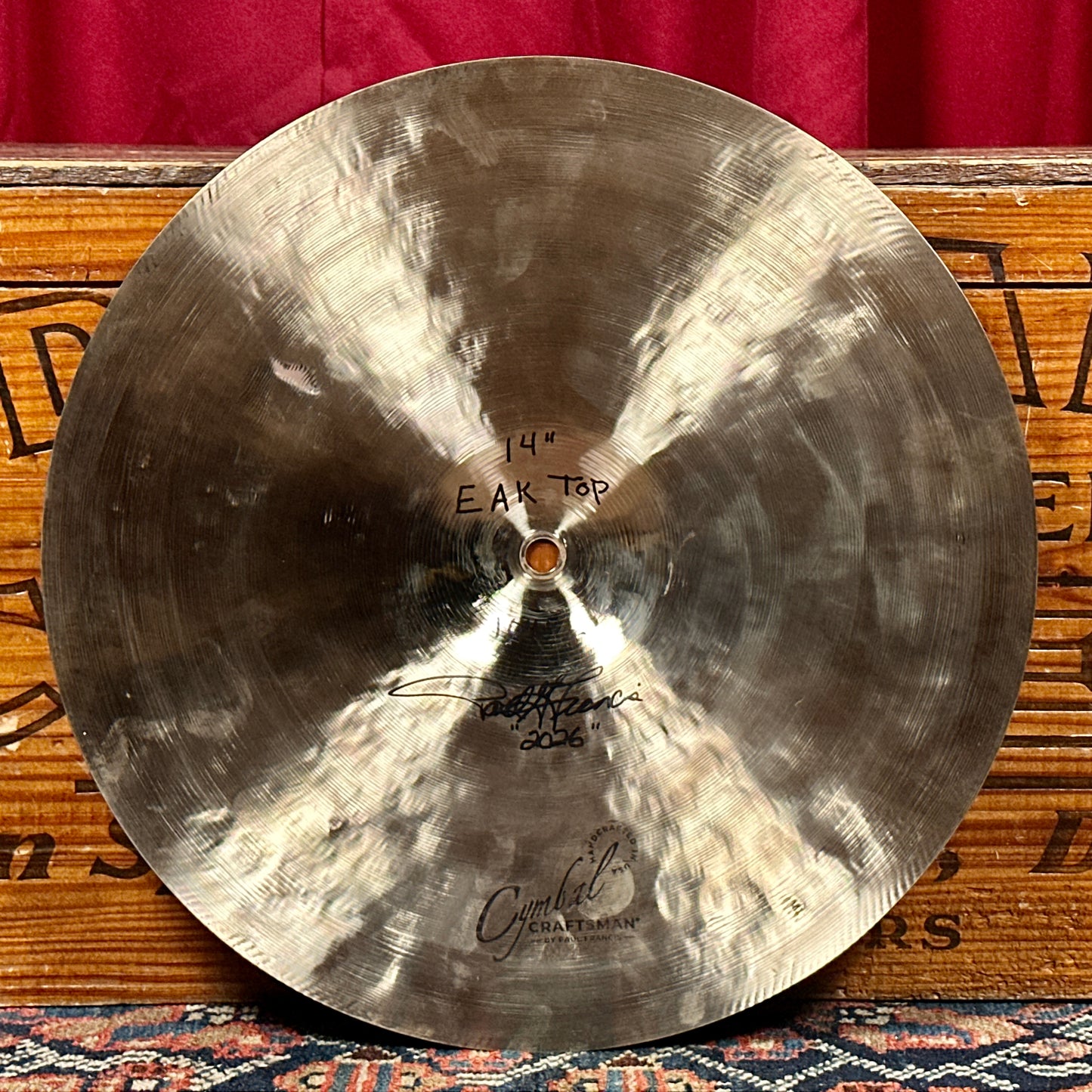 14" Cymbal Craftsman EAK Style Hi-Hat Cymbal Pair 1048g/1298g *Video Demo*