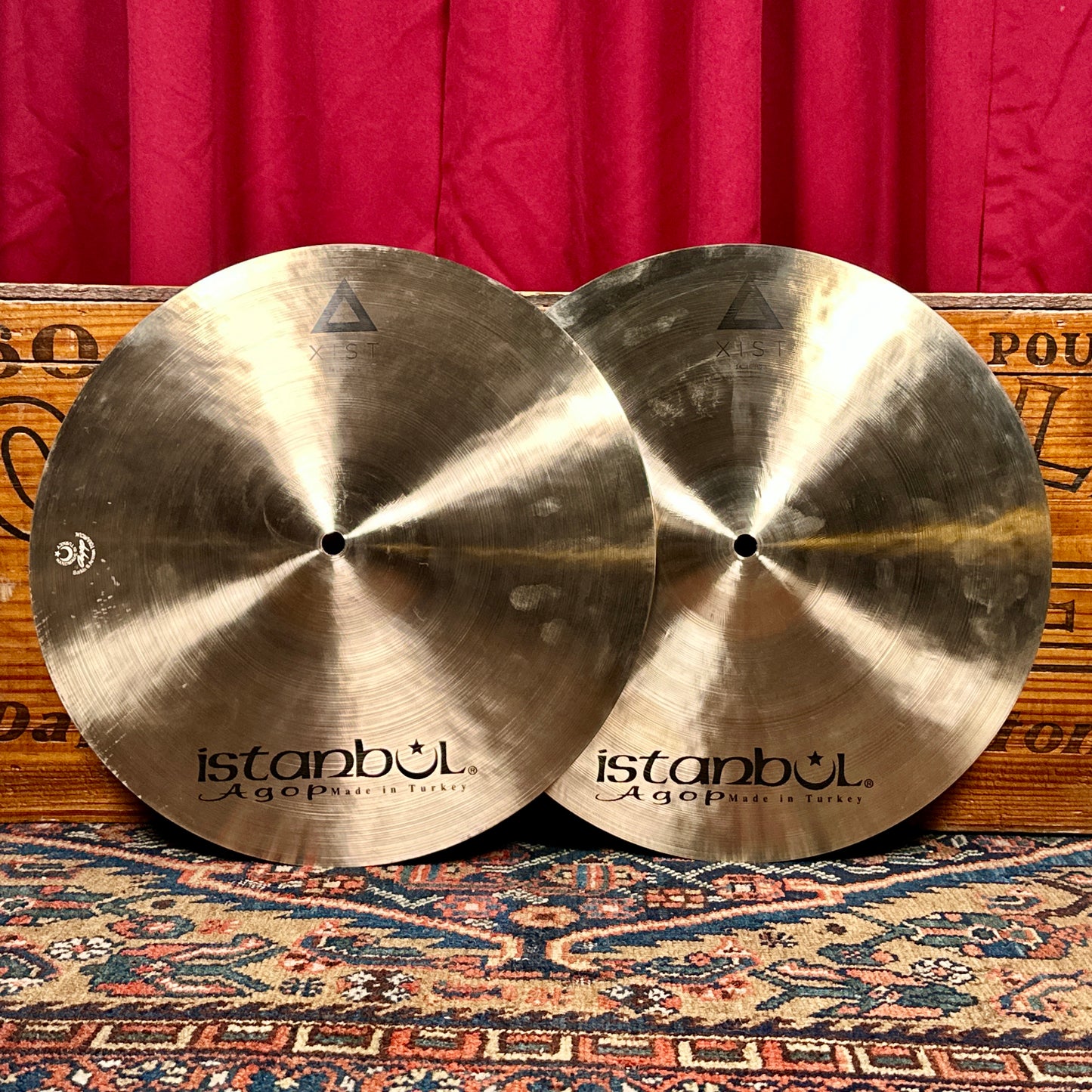 14" Istanbul Agop Xist Hi-Hat Cymbal Pair 1070g/1280g *Video Demo*