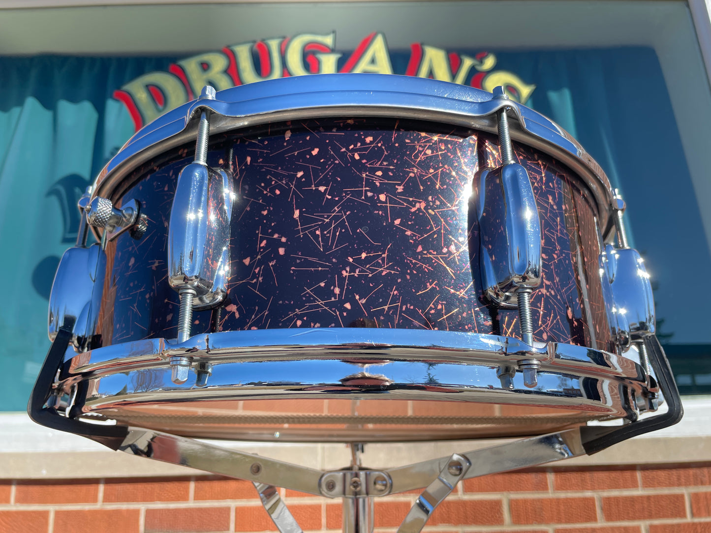 1960-1962 Slingerland 5.5x14 No. 143 Gene Krupa Radio King Snare Drum Capri Pearl