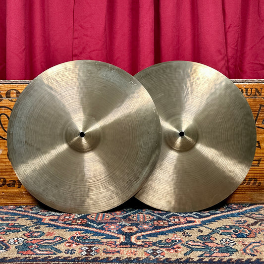 15" Cymbal & Gong Holy Grail Turkish Style Hi-Hat Cymbal Pair 887g/1078g *Video*