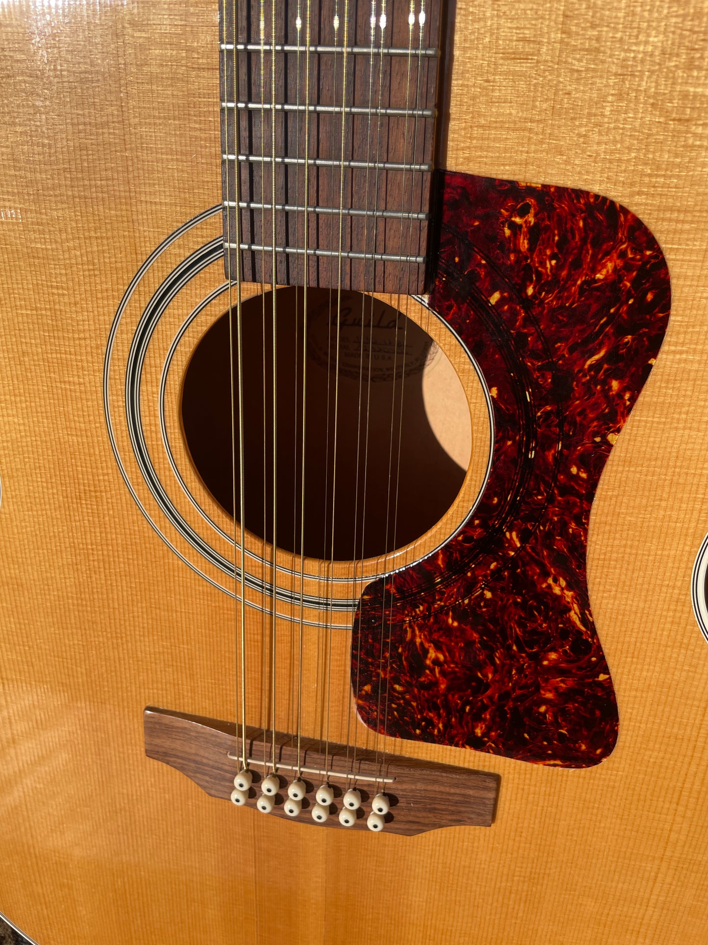 1995 Guild JF30-12-BL 12-String Jumbo Acoustic Guitar w/ OHSC Blonde