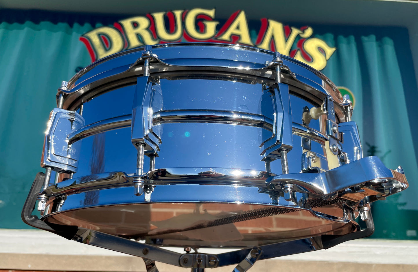 1960s Ludwig 5x14 No. 410 Super Sensitive Snare Drum Supraphonic (COB Hoops)