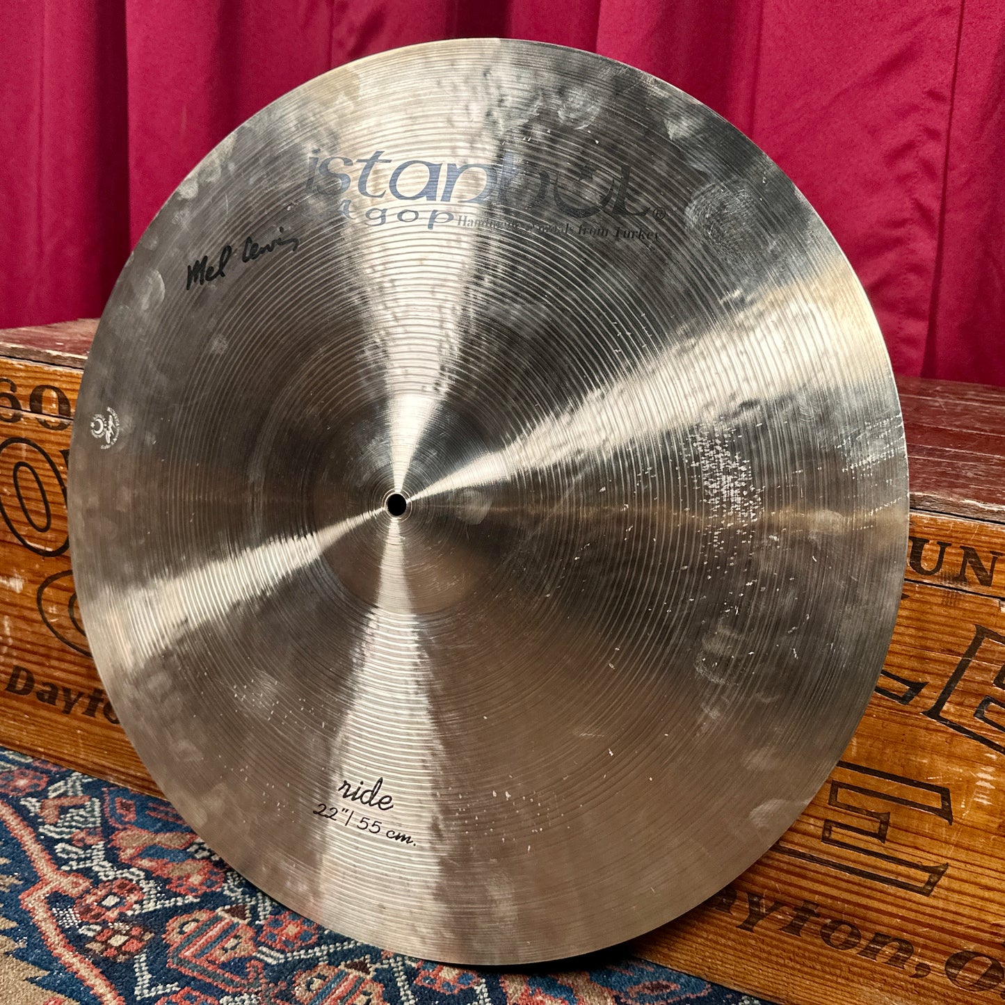 22" Istanbul Agop Signature Mel Lewis Ride Cymbal 2424g *Video Demo*