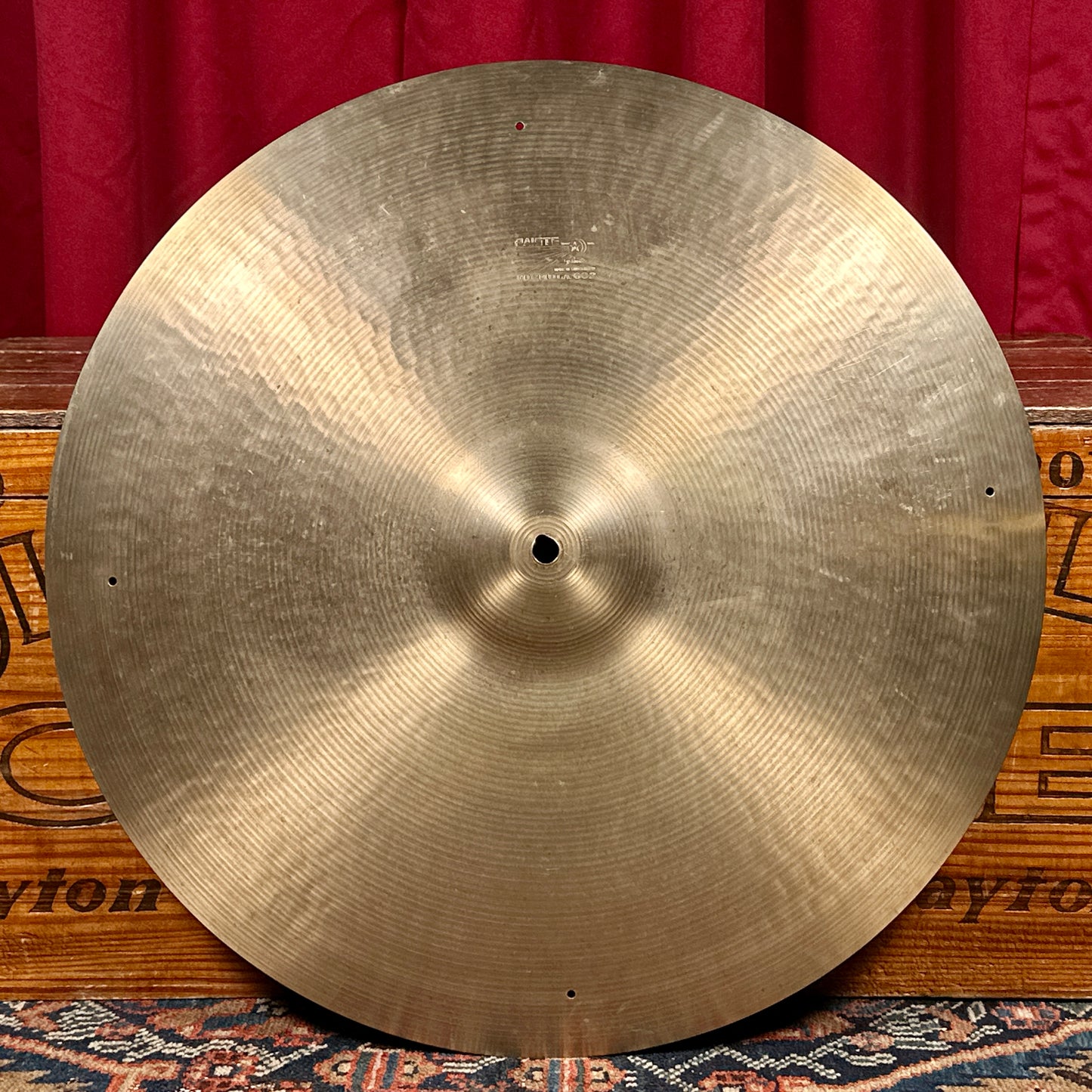 20" Paiste Formula 602 Pre-Serial 1960s Ride Cymbal 2454g *Video Demo*