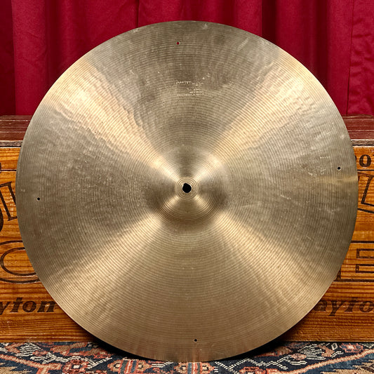 20" Paiste Formula 602 Pre-Serial 1960s Ride Cymbal 2454g *Video Demo*