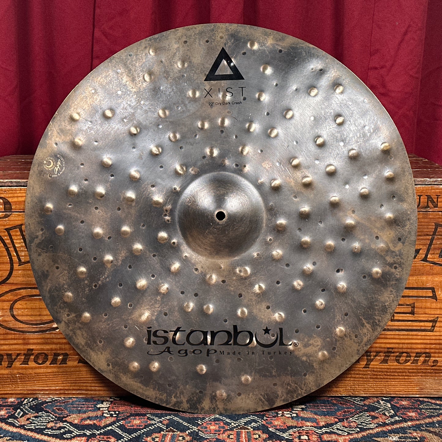 22" Istanbul Agop Xist Dry Dark Crash Cymbal 1724g *Video Demo*