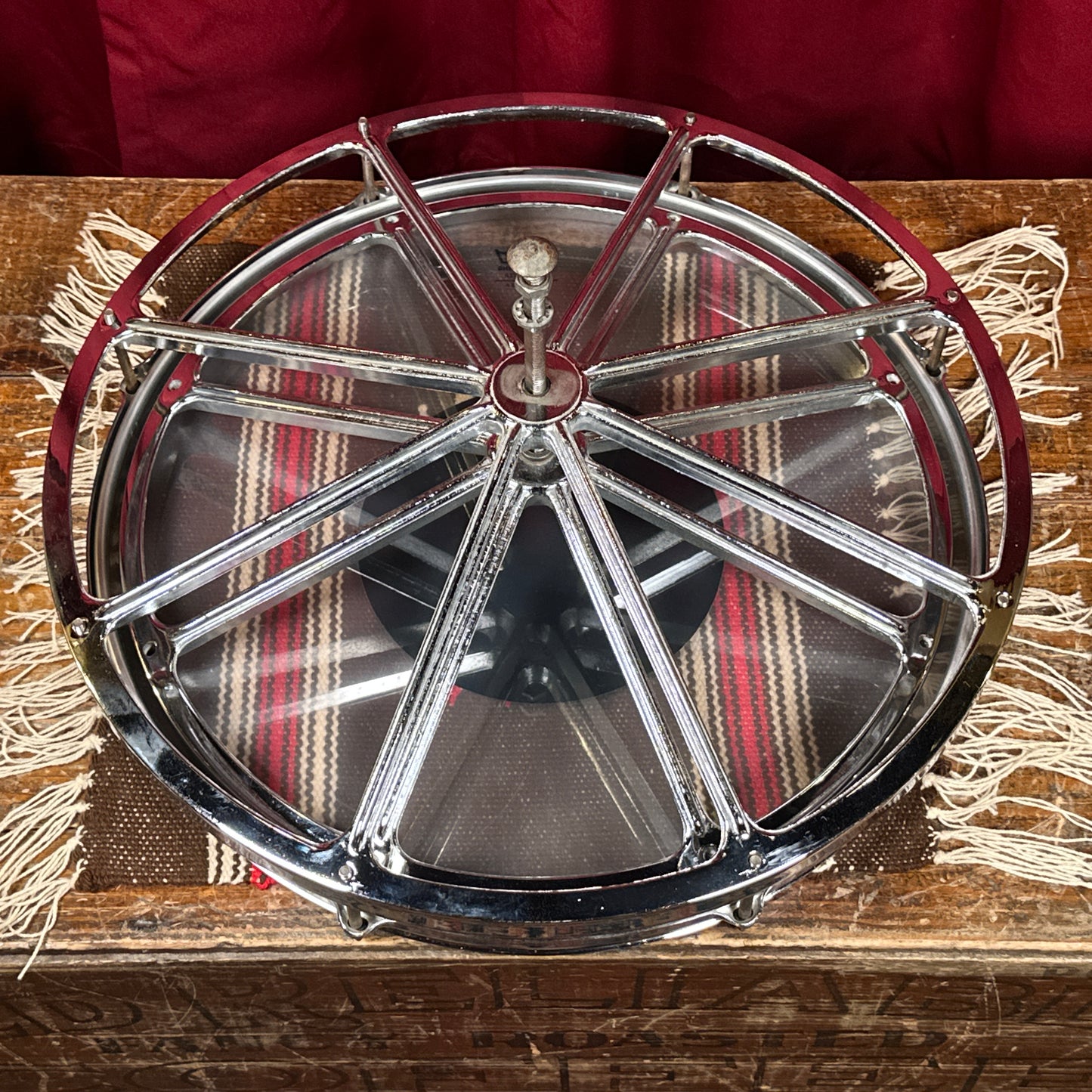 1970s Remo 16" Roto Tom Chrome Rototom Drum