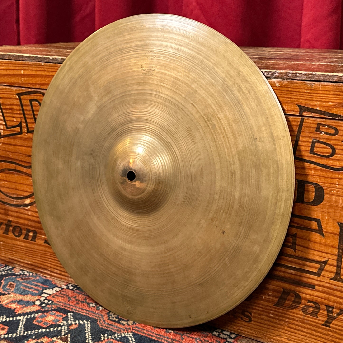 15" Zildjian A 1940s-1950s Trans Stamp Hi-Hat Cymbal Pair 880g/956g *Video Demo*