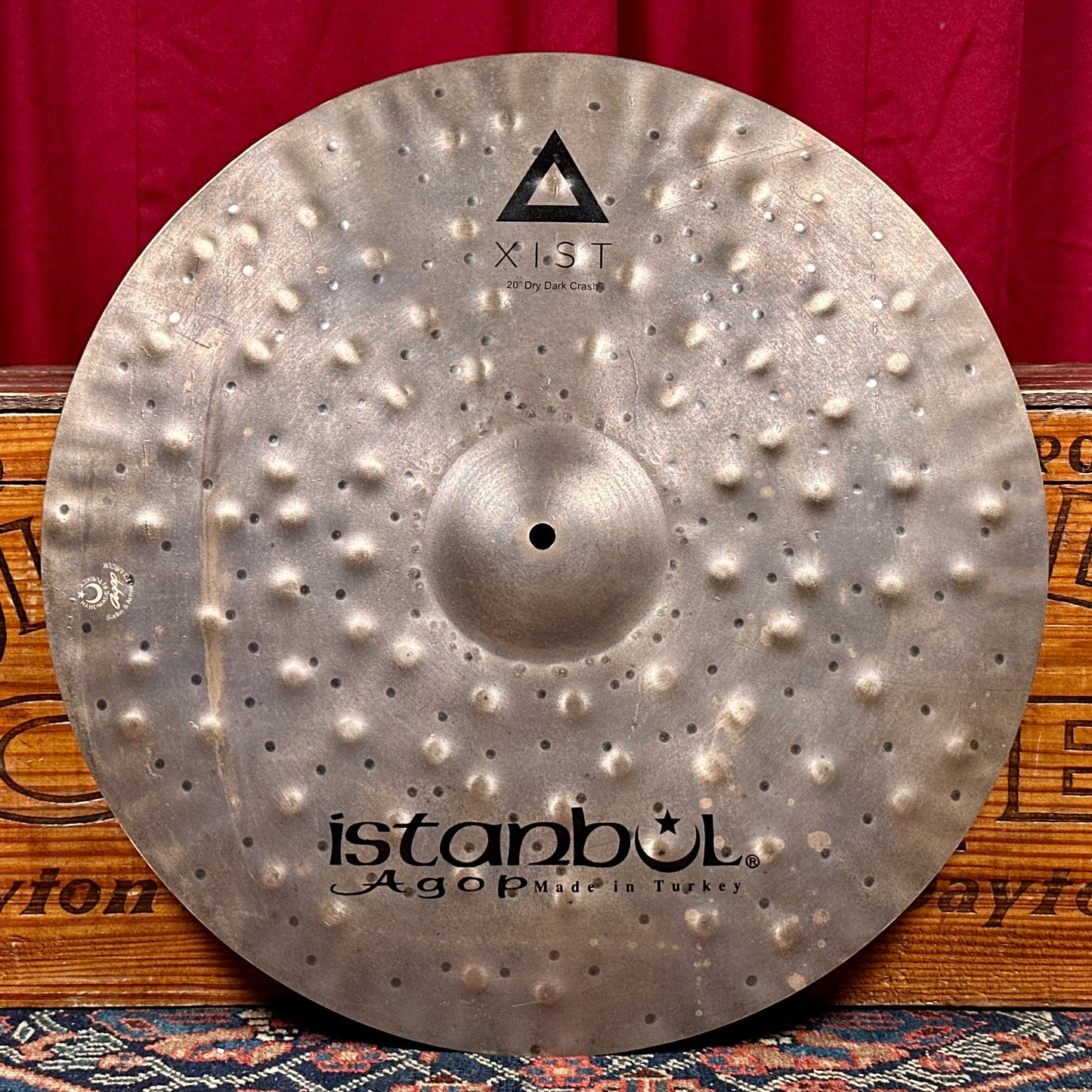 20" Istanbul Agop Xist Dry Dark Crash Cymbal 1332g *Video Demo*