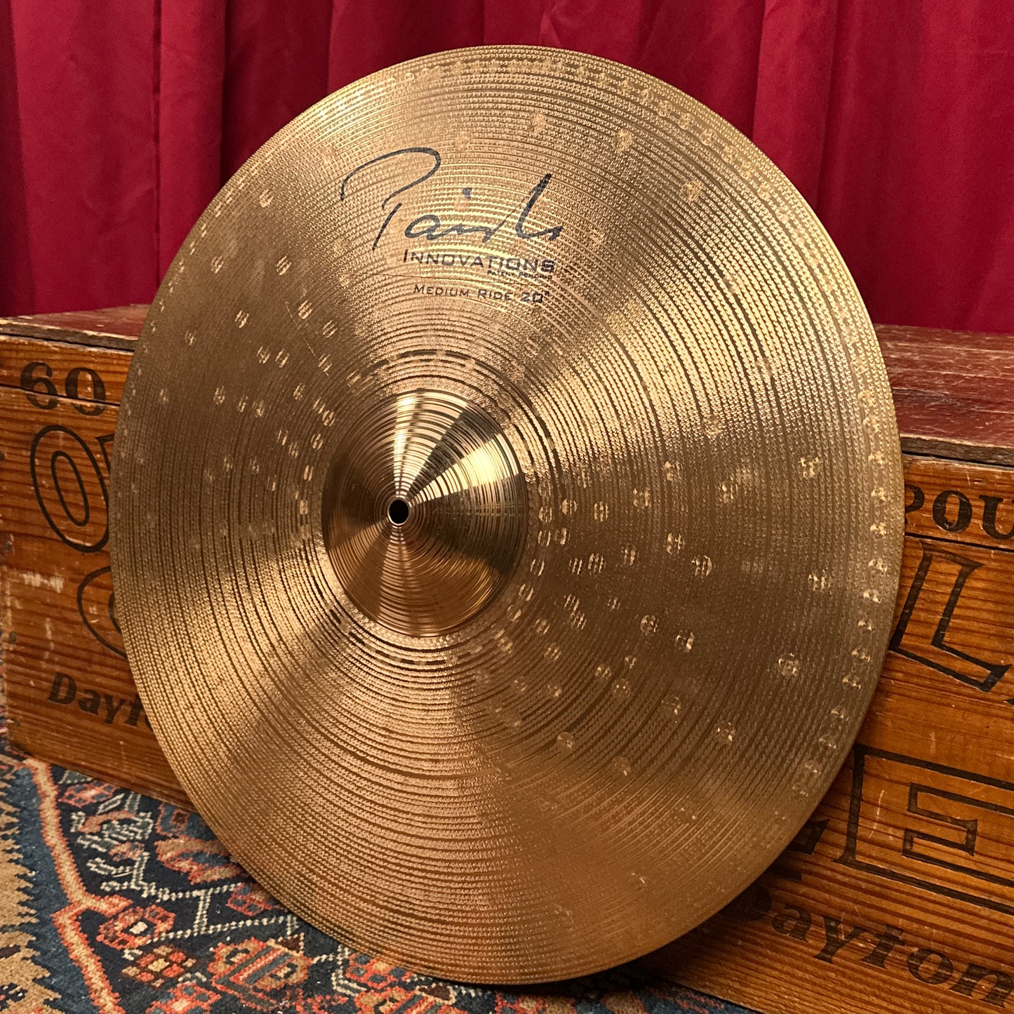 Rare 20" Paiste Innovations Medium Ride Cymbal 2516g *Video Demo*