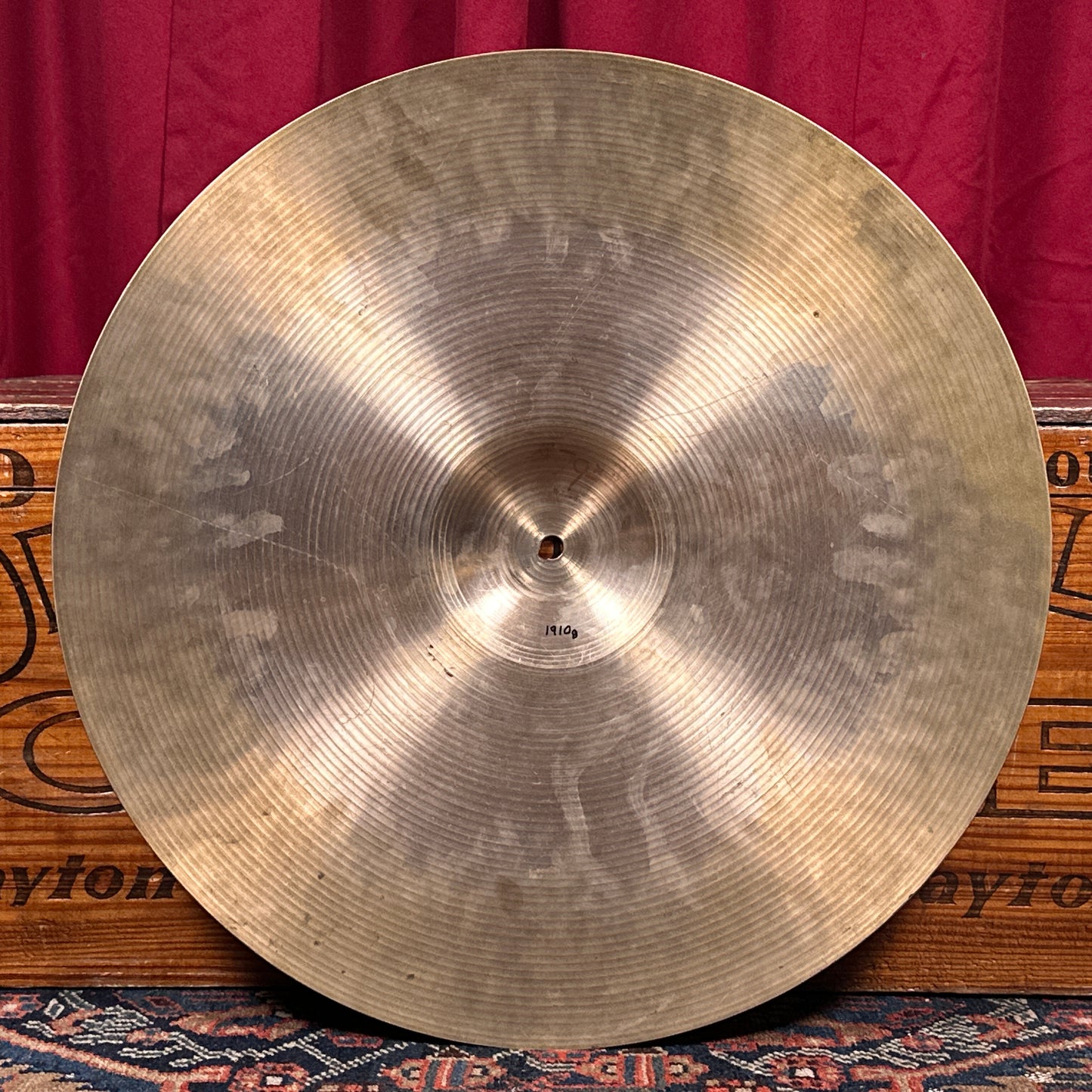 20" Paiste Formula 602 Pre-Serial 1960s Ride Cymbal 1910g *Video Demo*