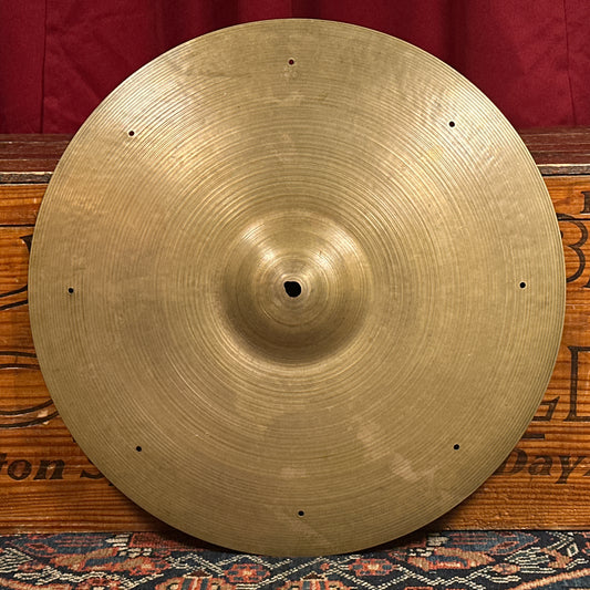 18" Zildjian A 1950s Crash Ride Cymbal w/ Rivet Holes 1348g *Video Demo*