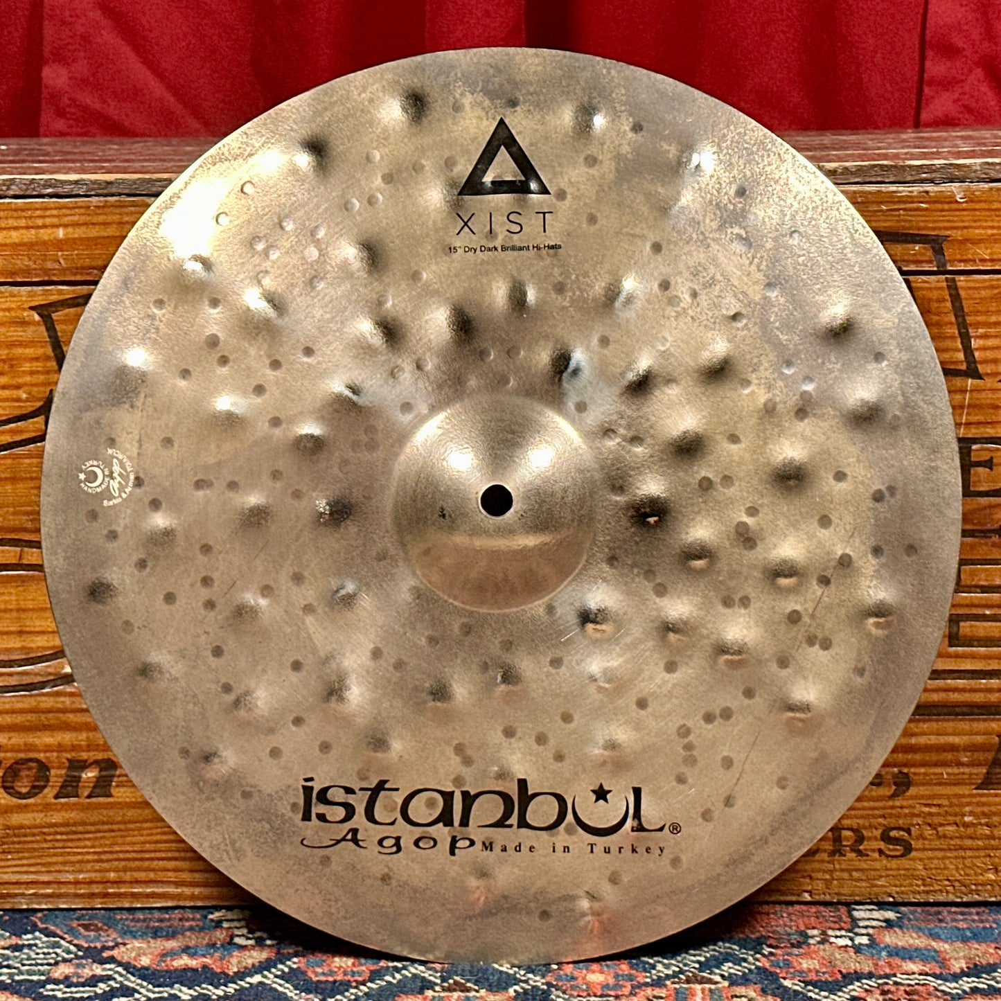 15" Istanbul Agop Xist Dry Dark Brilliant Hi-Hat Cymbal Pair 676g/1142g *Video Demo*