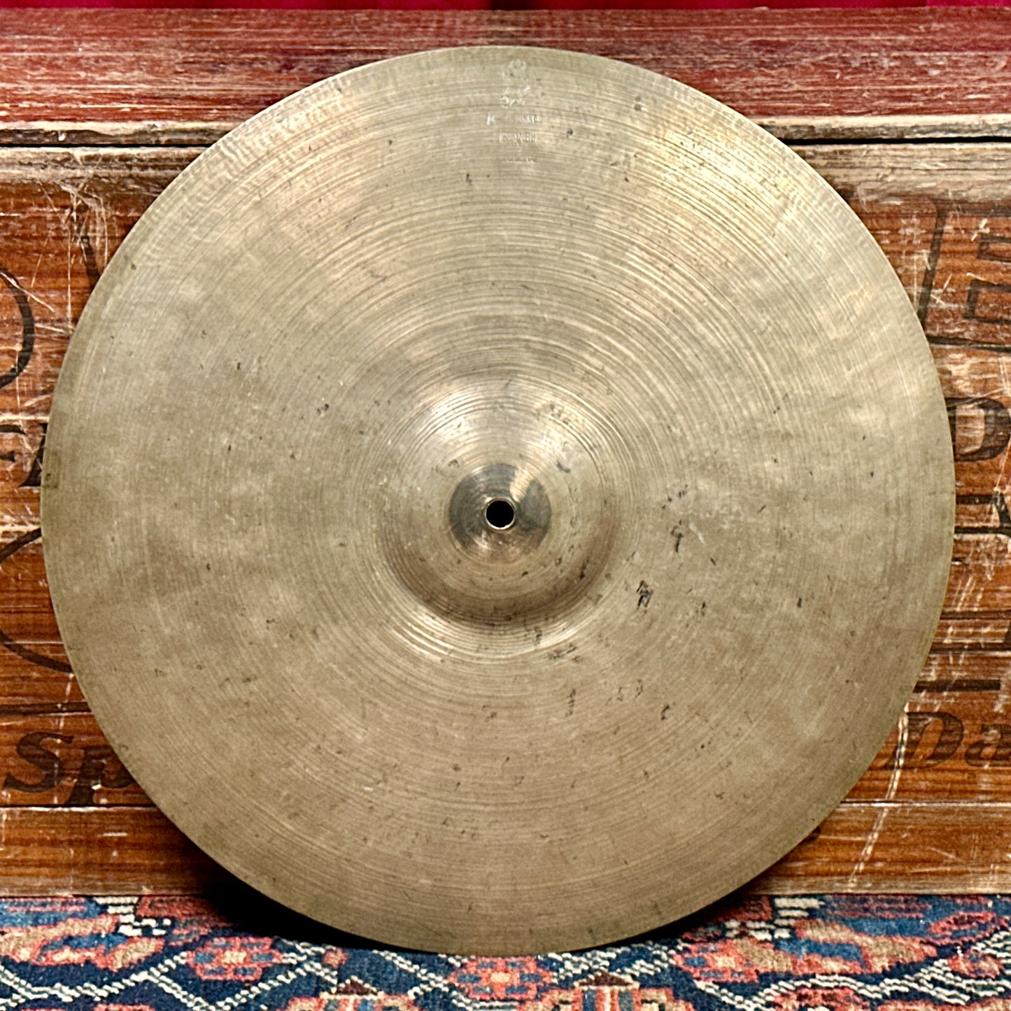 14" K. Zildjian Istanbul Old Stamp IIIa 1950s Hi-Hat Cymbal Pair 705g/745g *Video Demo*