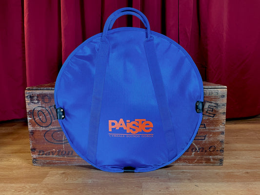 Vintage 20" Paiste Cymbal Bag Blue / Orange