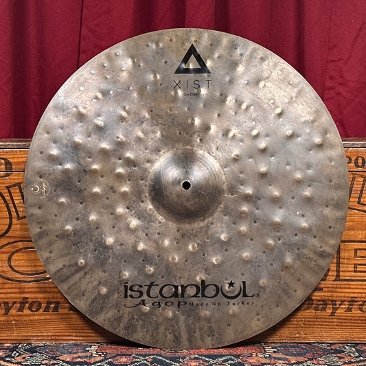 20" Istanbul Agop Xist Dry Dark Crash Cymbal 1338g *Video Demo*