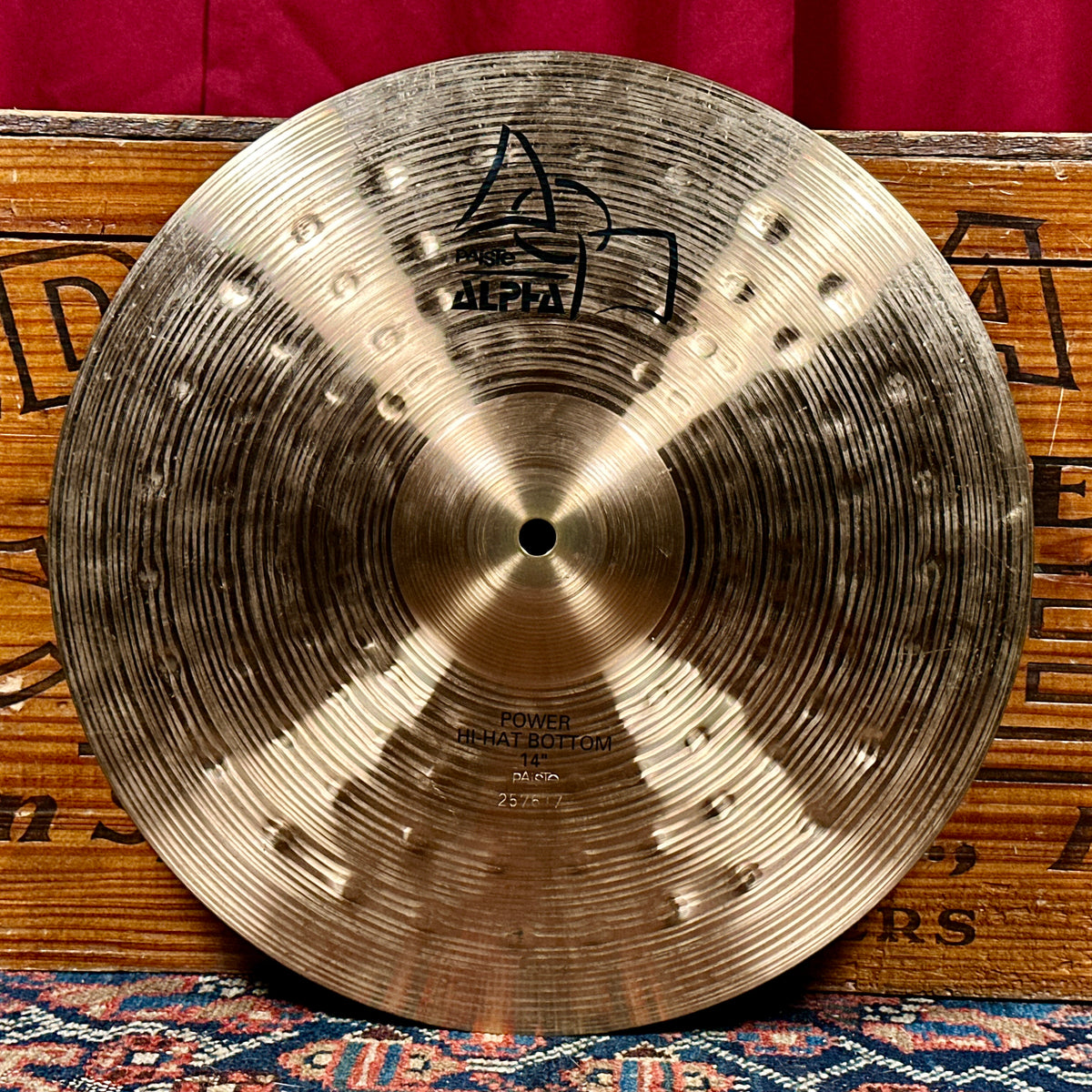 14" Paiste Alpha Power Hi-Hat Cymbal Pair 956g/1136g *Video*