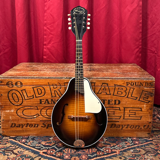 1960s Kay K64 A-Style Mandolin Sunburst 464
