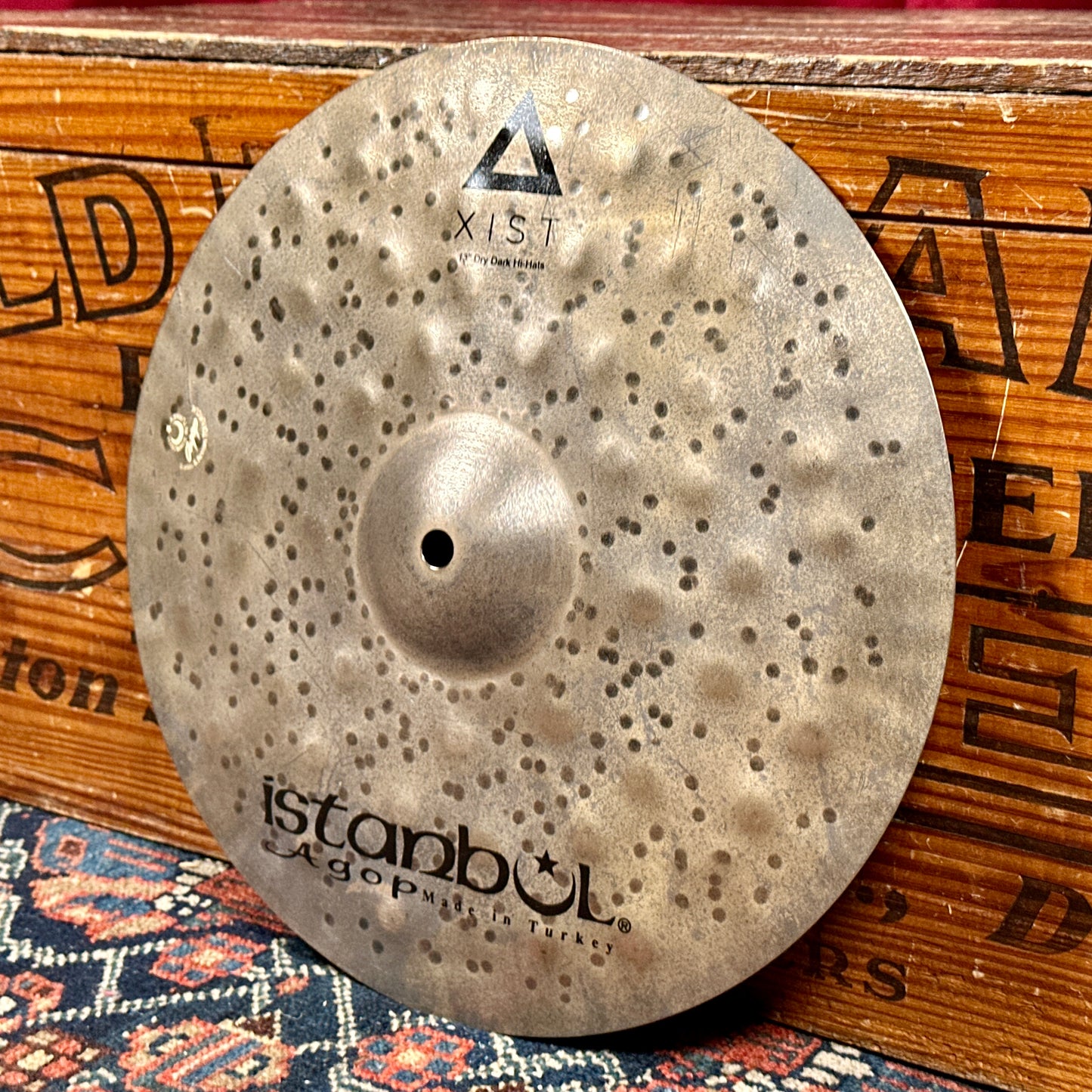 13" Istanbul Agop Xist Dry Dark Hi-Hat Cymbal Pair 494g/958g *Video Demo*