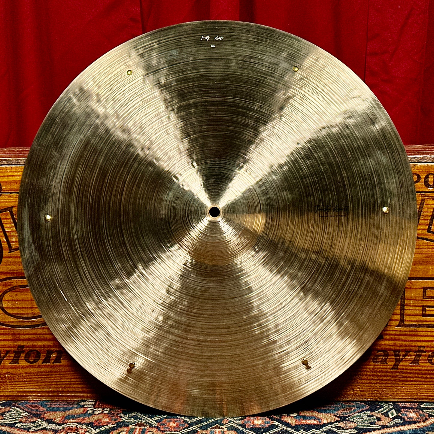 20" Timothy Roberts Tributary Ride Cymbal w/ 6 Rivets 1893g *Video*