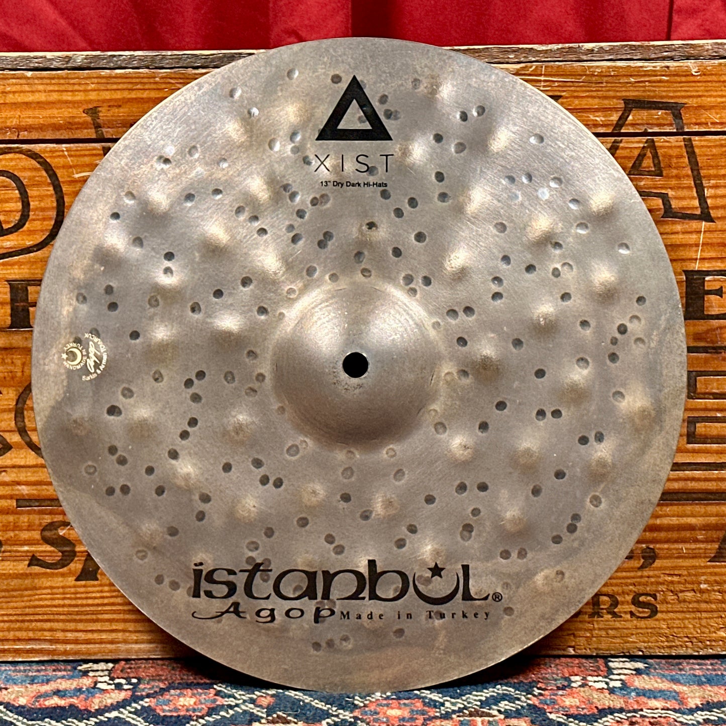 13" Istanbul Agop Xist Dry Dark Hi-Hat Cymbal Pair 494g/958g *Video Demo*