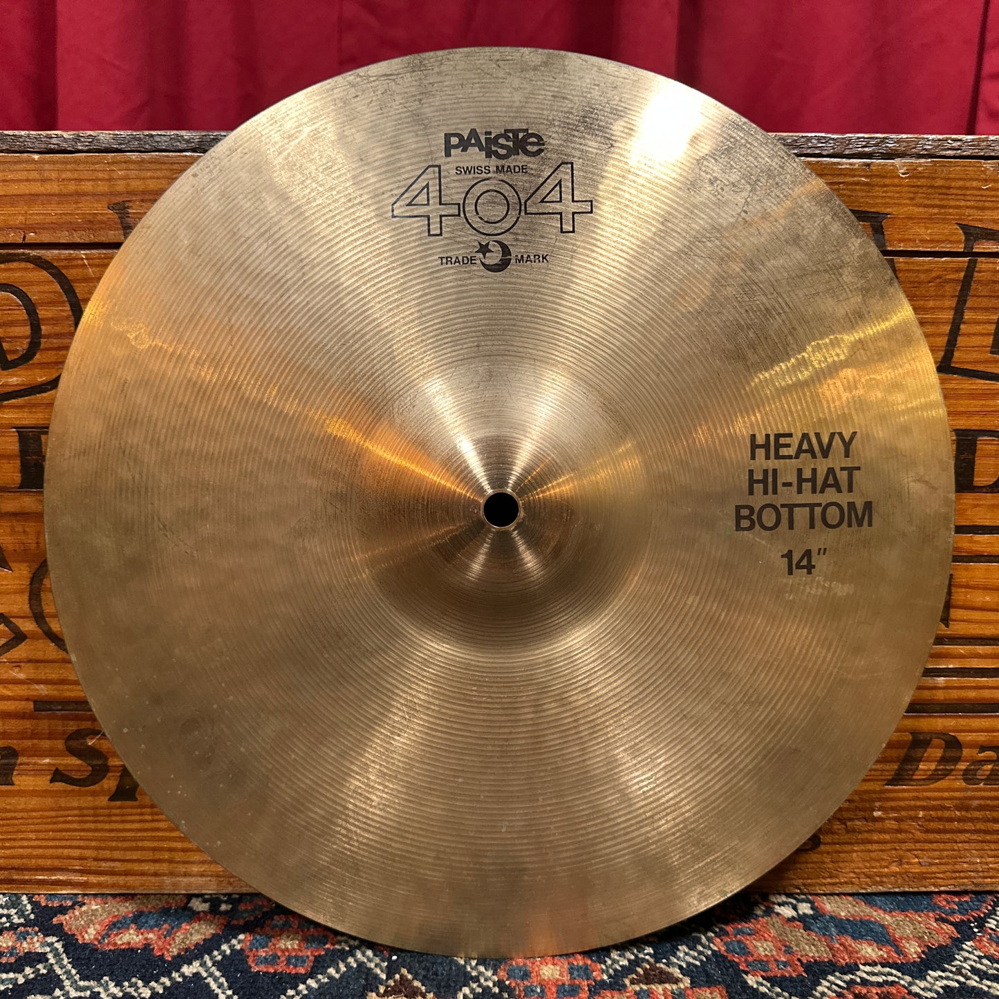 14" Paiste 404 1980s Heavy Hi-Hat Cymbal Pair 850g/988g *Video Demo*
