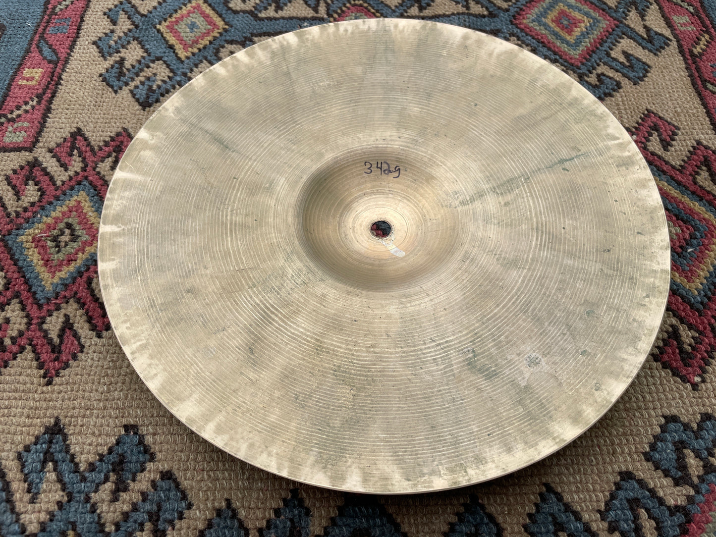 11.5" Vintage 1930s Zildjian A 1st Stamp Splash Cymbal 342g 11" 12"