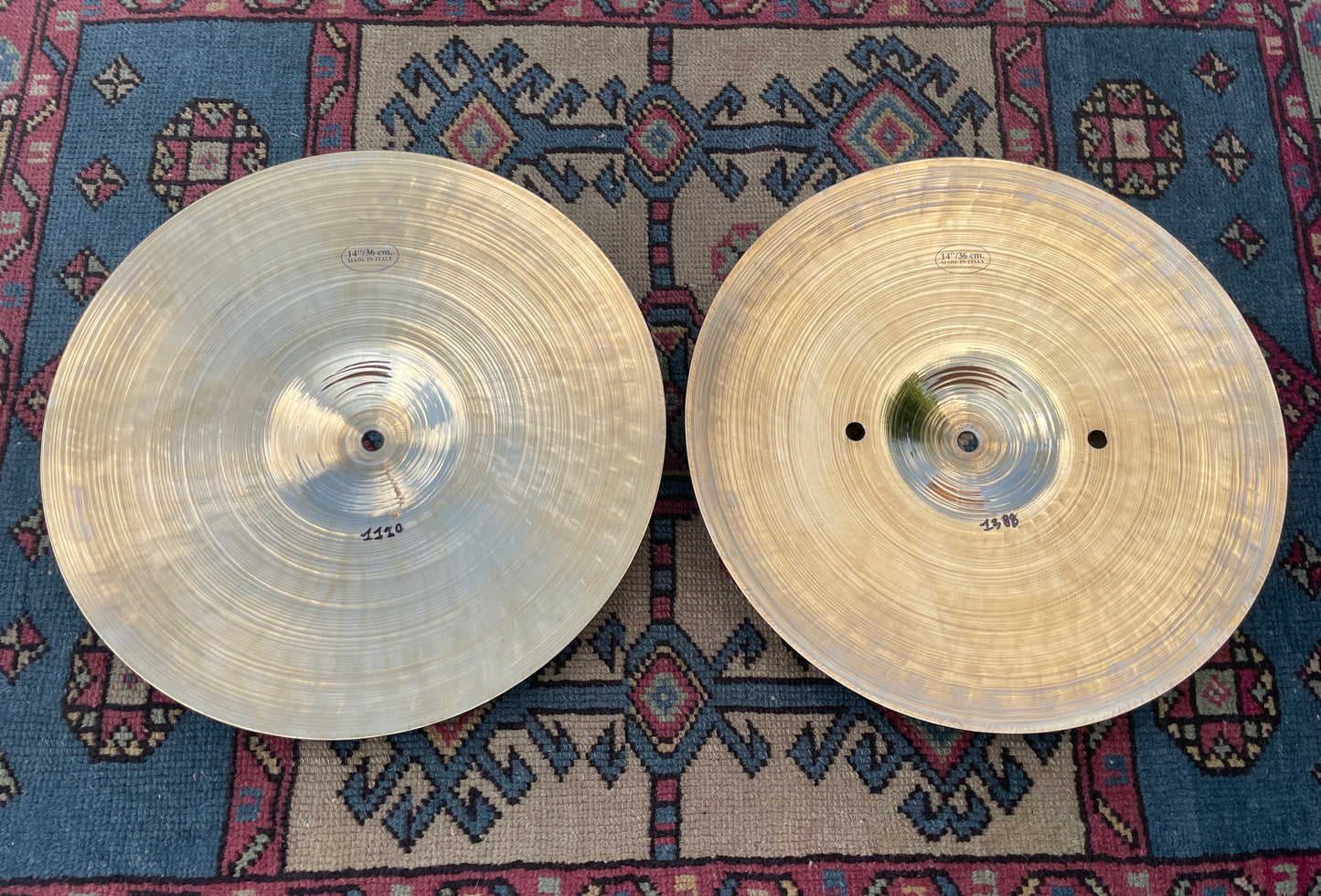 14" UFIP Brilliant Series Hi-Hat Cymbal Pair 1120g/1308g *Video Demo*