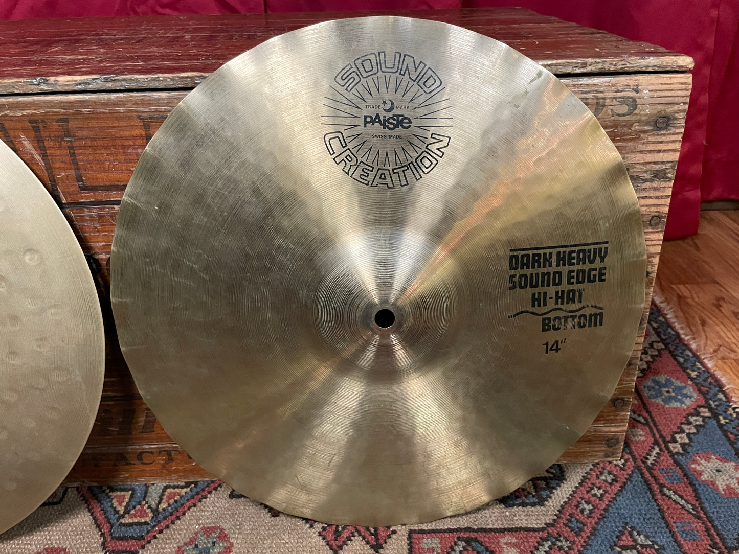 14" Paiste Sound Creation Dark Heavy Sound Edge Hi-Hat Cymbal Pair 1163g/1259g *Video Demo*