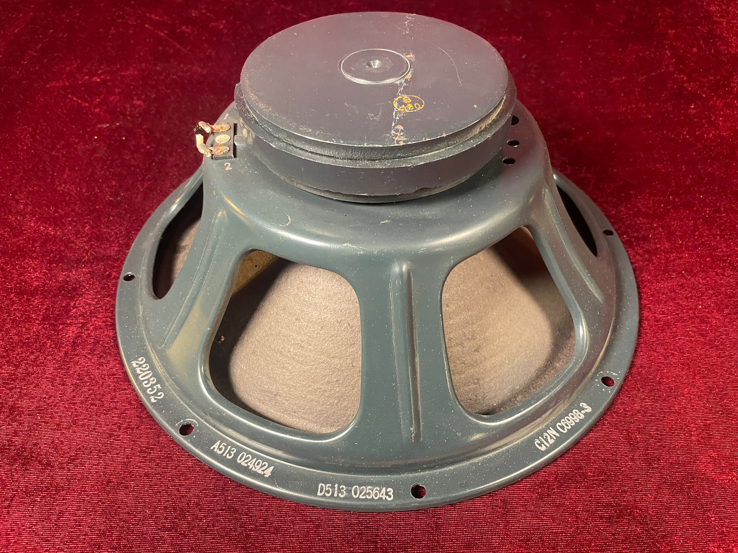1963 Jensen 12" 50W C12N Guitar Speaker 8 Ohm (Stock #32)