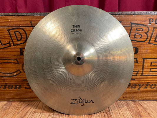 14" Zildjian A 1980s Thin Crash Cymbal 710g *Video Demo*