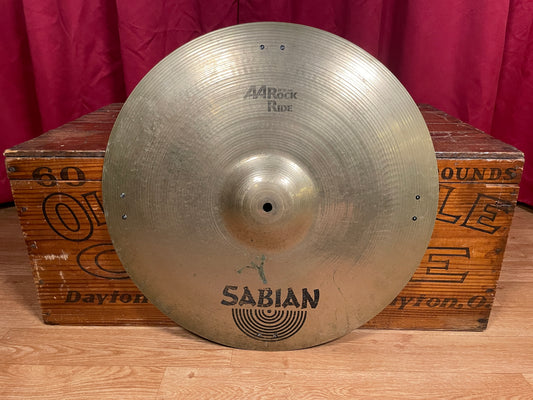 20" Sabian AA Rock Ride Cymbal w/ 8 Rivets 2764g *Video Demo*