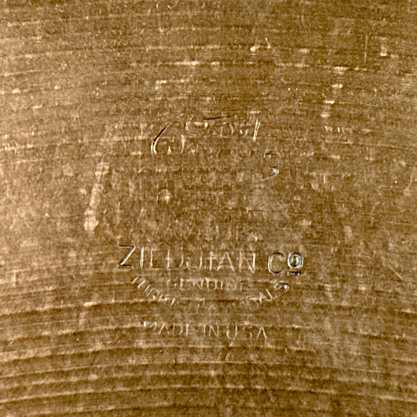 20" Zildjian A 1940s-1950s Trans Stamp Ride Cymbal 2080g *Video Demo*