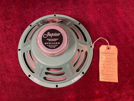 Jupiter 10SC 10" 25W Vintage American Ceramic Guitar Speaker 8 Ohm (Stock #4)