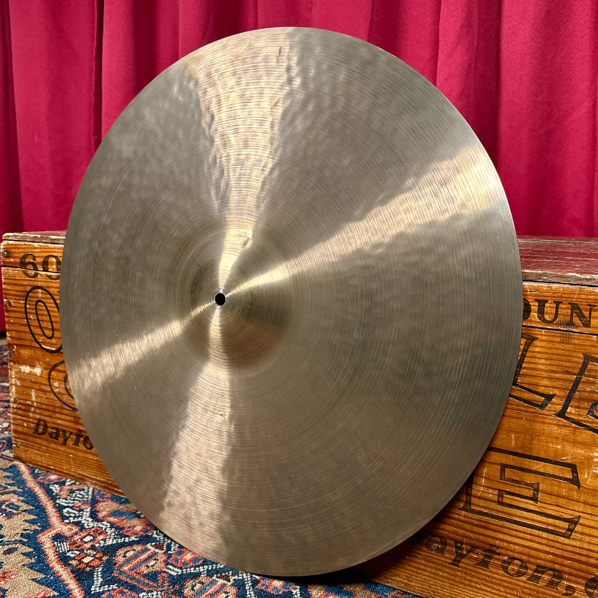 22" Cymbal & Gong Holy Grail American Style Ride Cymbal 2536g *Video*