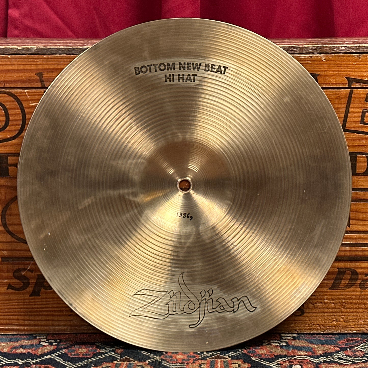14" Zildjian A 1970s New Beat Hi-Hat Cymbal Pair 990g/1386g Hollow Logo *Video Demo*