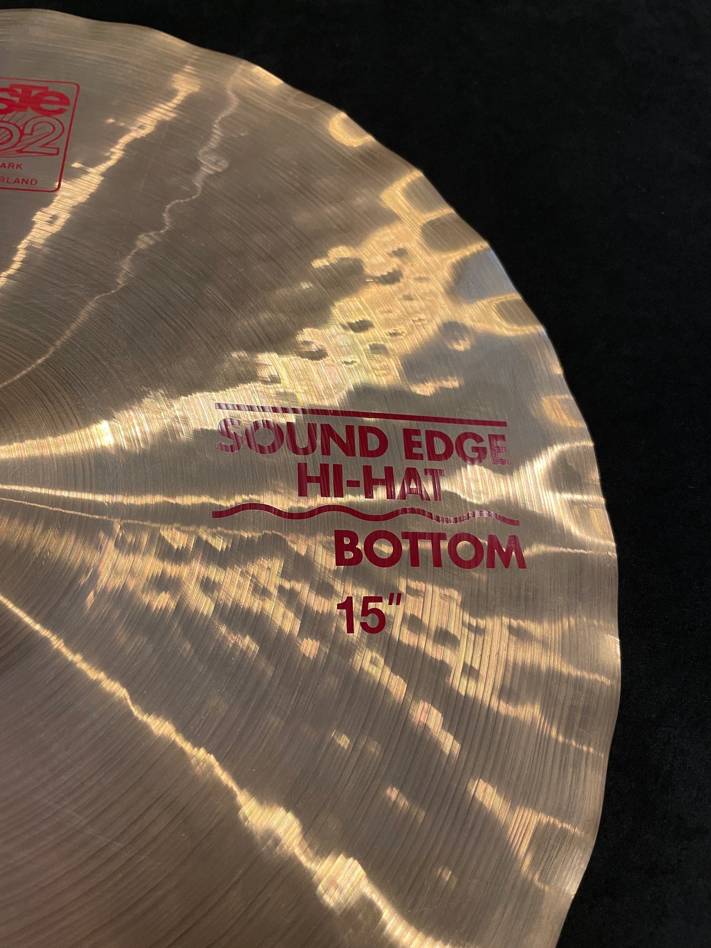 15" Paiste 2002 Sound Edge Hi-Hat Cymbal Pair 1152g/1256g
