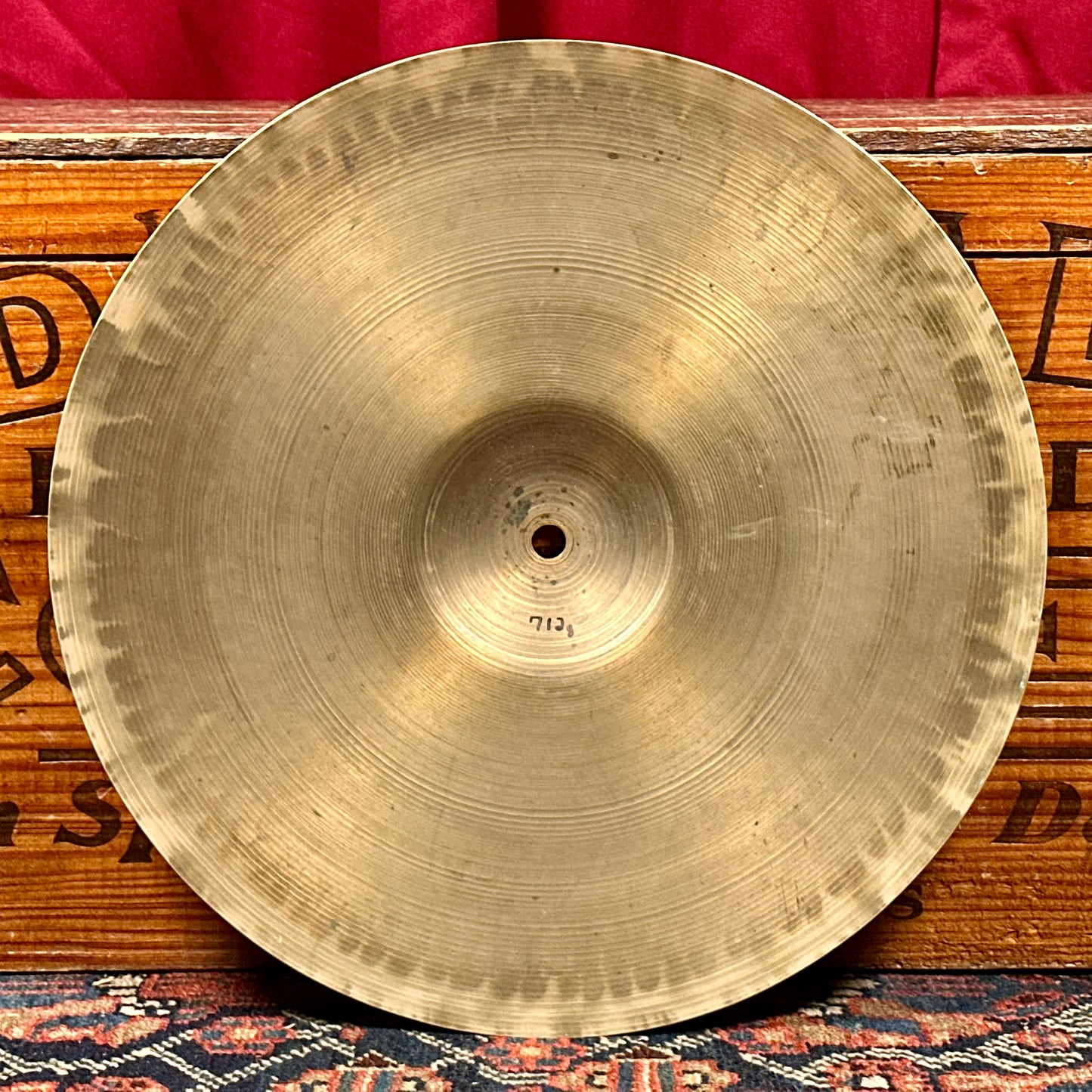 14" Zildjian A 1940s Trans Stamp Hi-Hat Cymbal Pair 712g/762g *Video Demo*