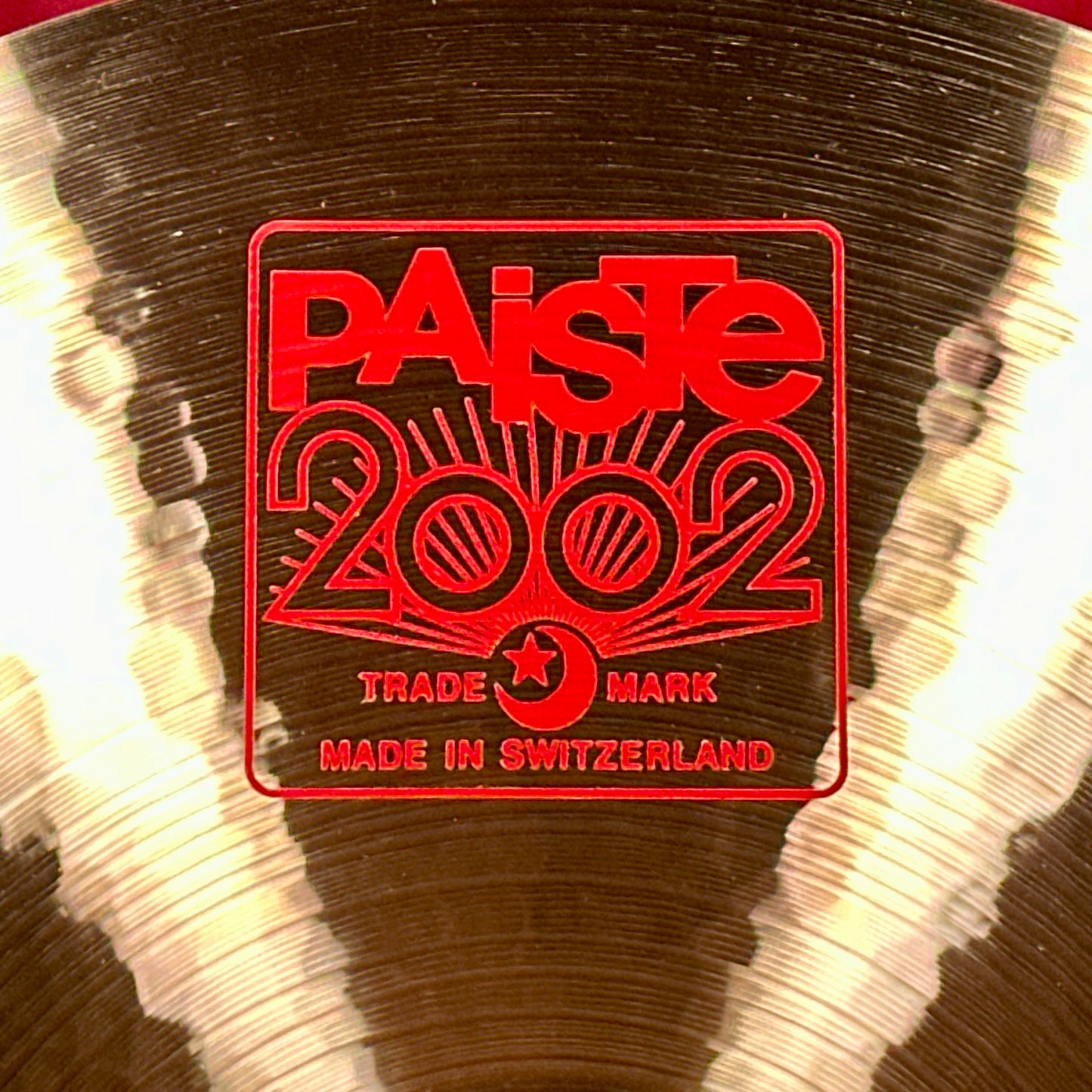 18" Paiste 2002 Medium Crash Cymbal 1562g *Video*