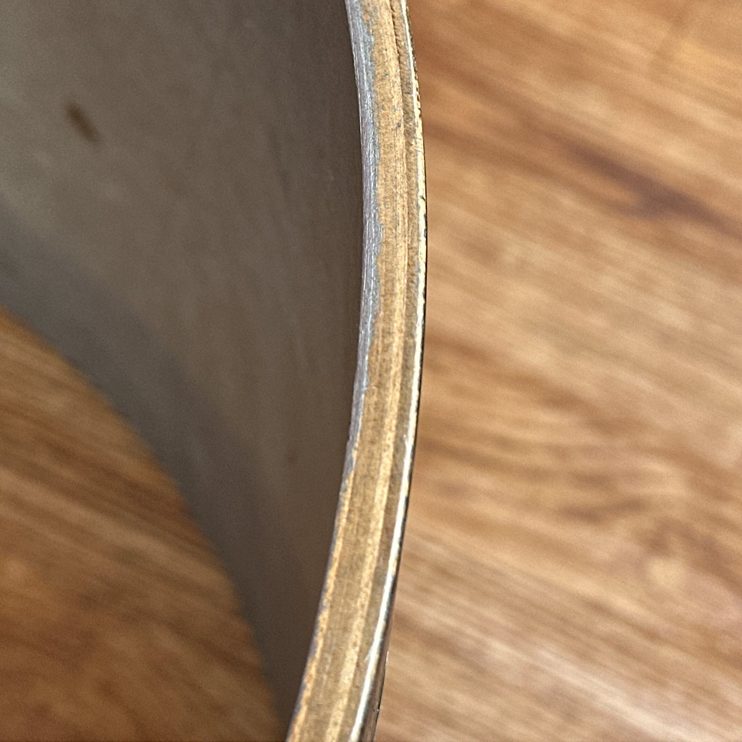 1960s Gretsch Round Badge  Renown / Semi Pro 14x20 Bass Drum Shell Black