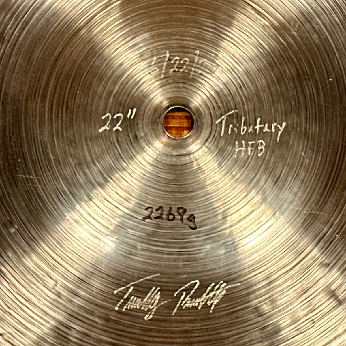 22" Timothy Roberts Tributary HFB Ride Cymbal 2269g *Video*